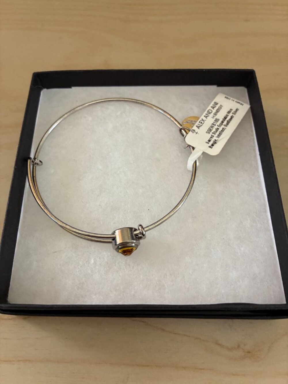 Alex & Ani Sacred Studs Sunflower Intellect Bangle